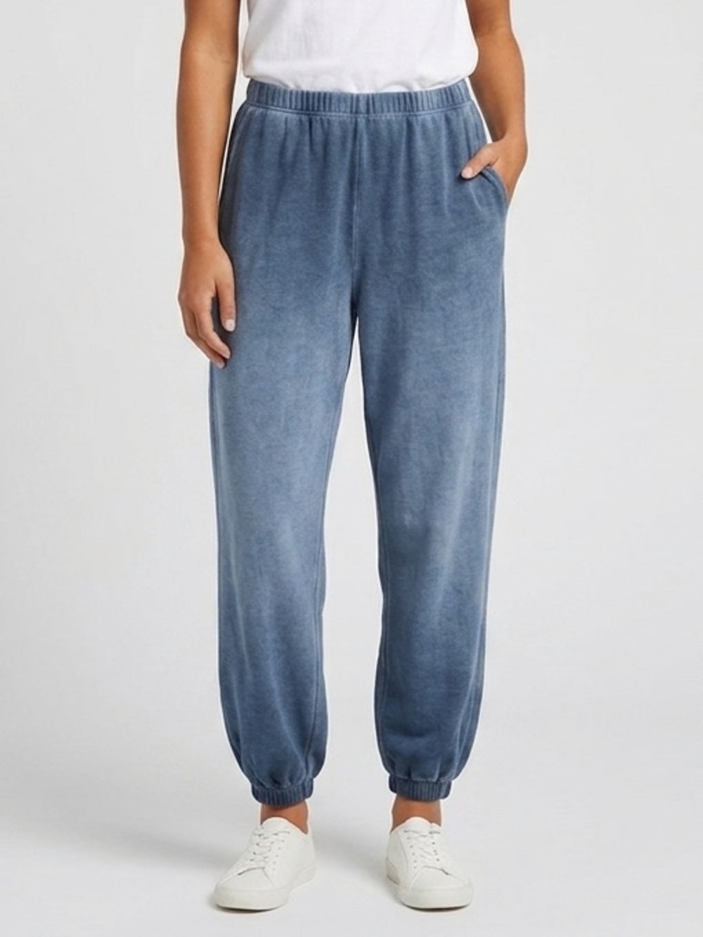 NEW Anthropologie lantern sweatpants Jogger SMALL blue Hommbre m